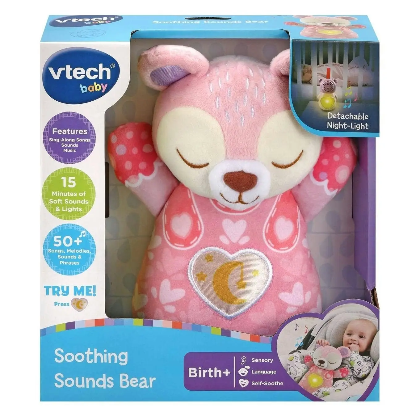 VTech - Soothing Sounds Bear Pink