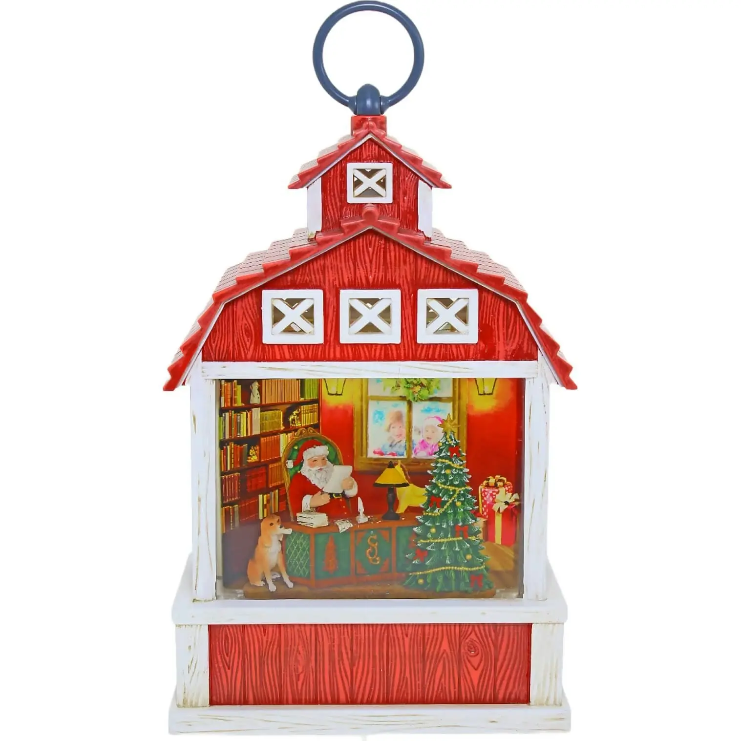 Cotton Candy - Xmas Barn Lantern - Santas Lounge