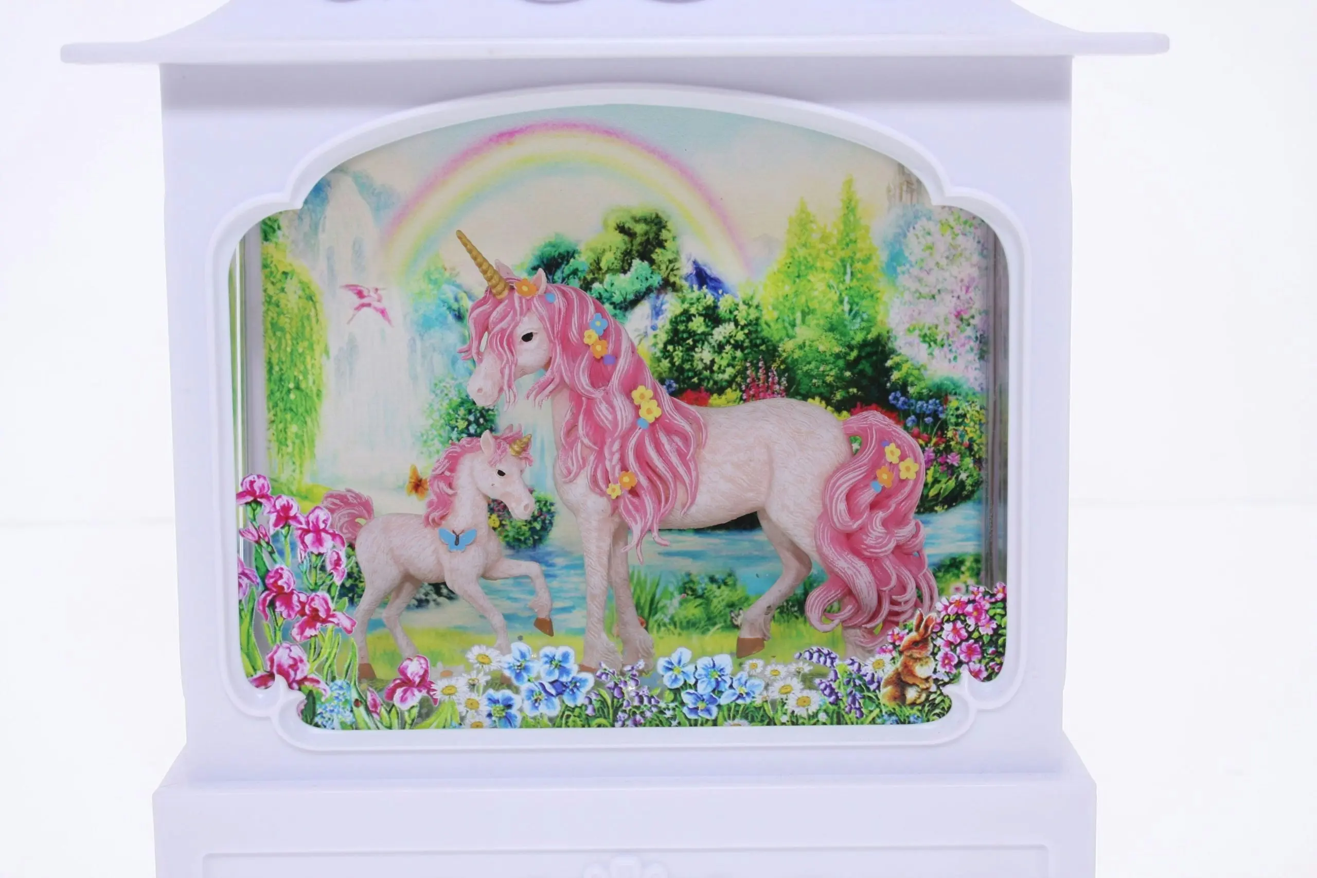 Cotton Candy - Lantern Unicorn Family White Large