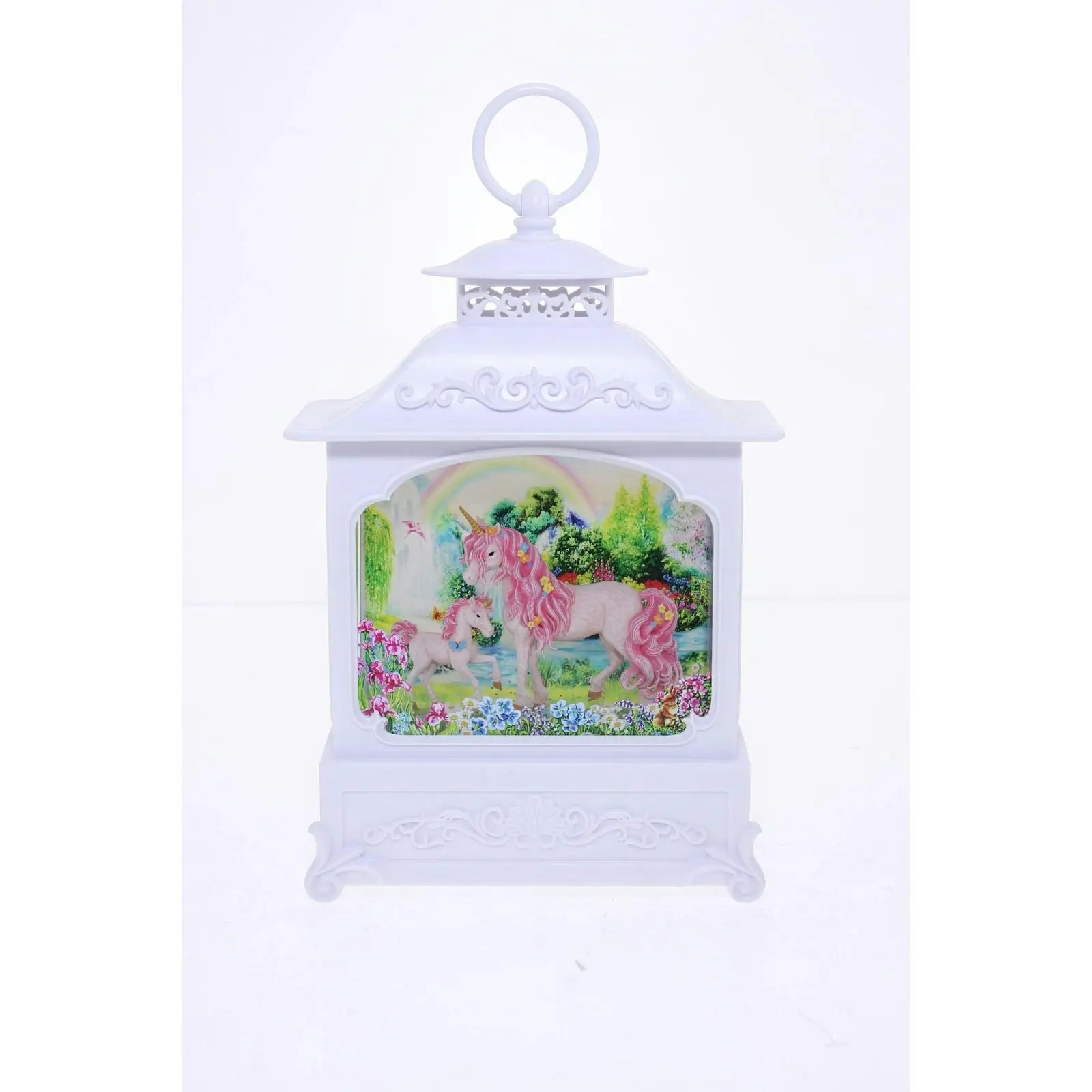 Cotton Candy - Lantern Unicorn Family White Large