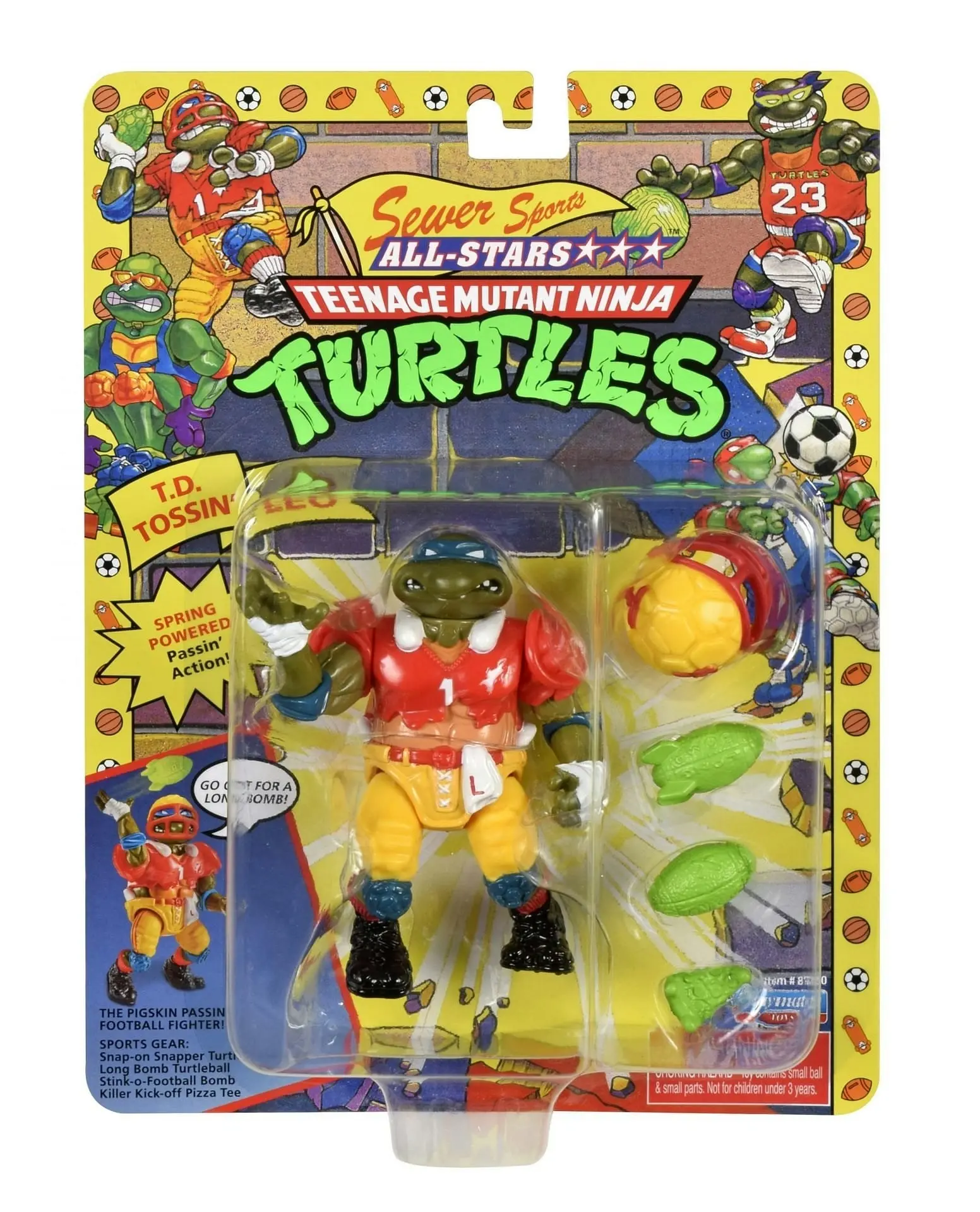 Teenage Mutant Ninja Turtles - Classic 1991 Turtle League Sports 4 Pack Set