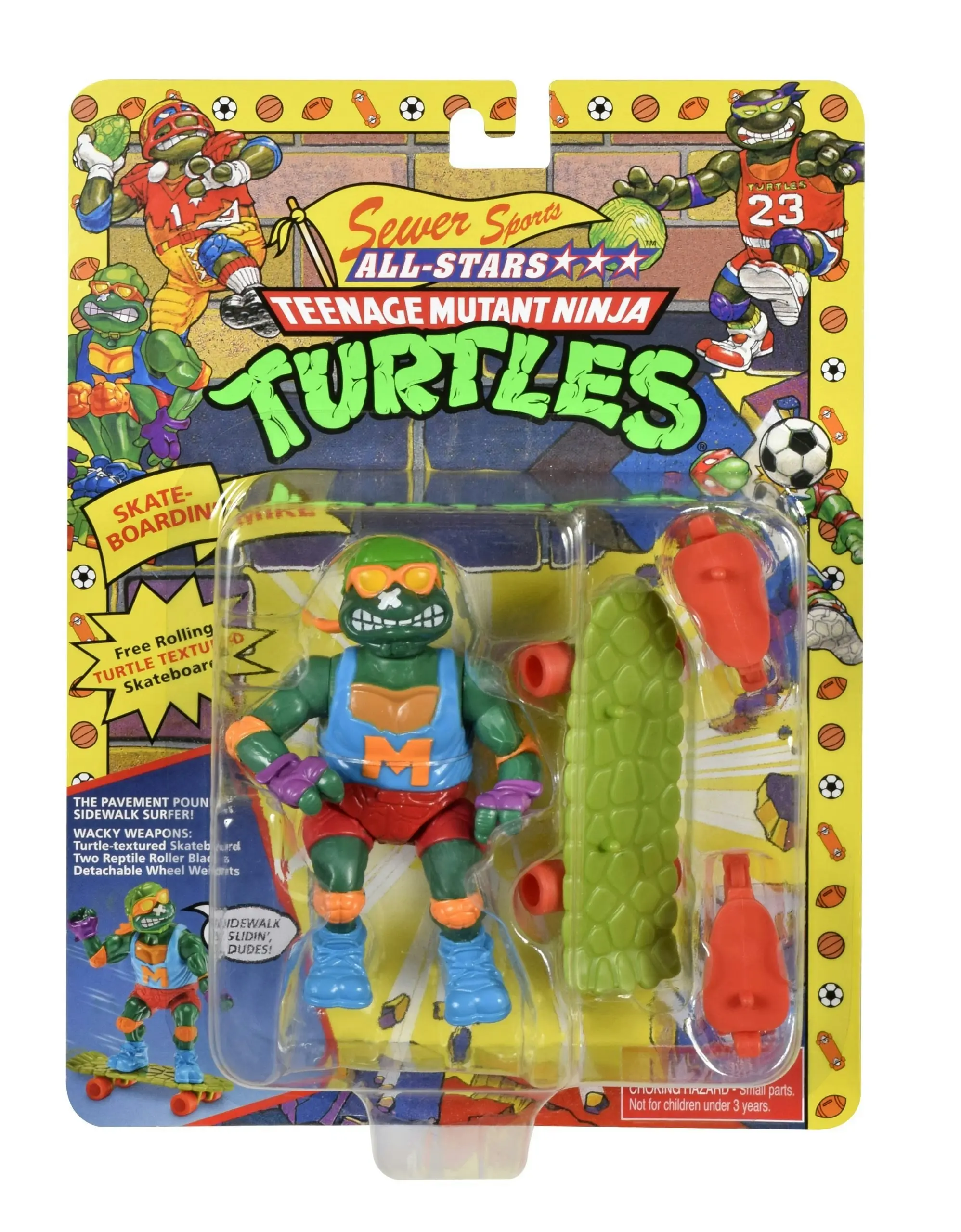 Teenage Mutant Ninja Turtles - Classic 1991 Turtle League Sports 4 Pack Set