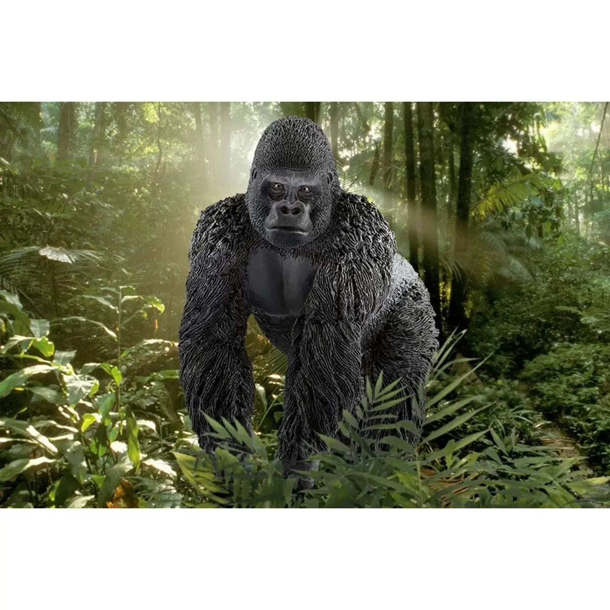 Schleich - Gorilla Male   Wildlife Animal Figurine