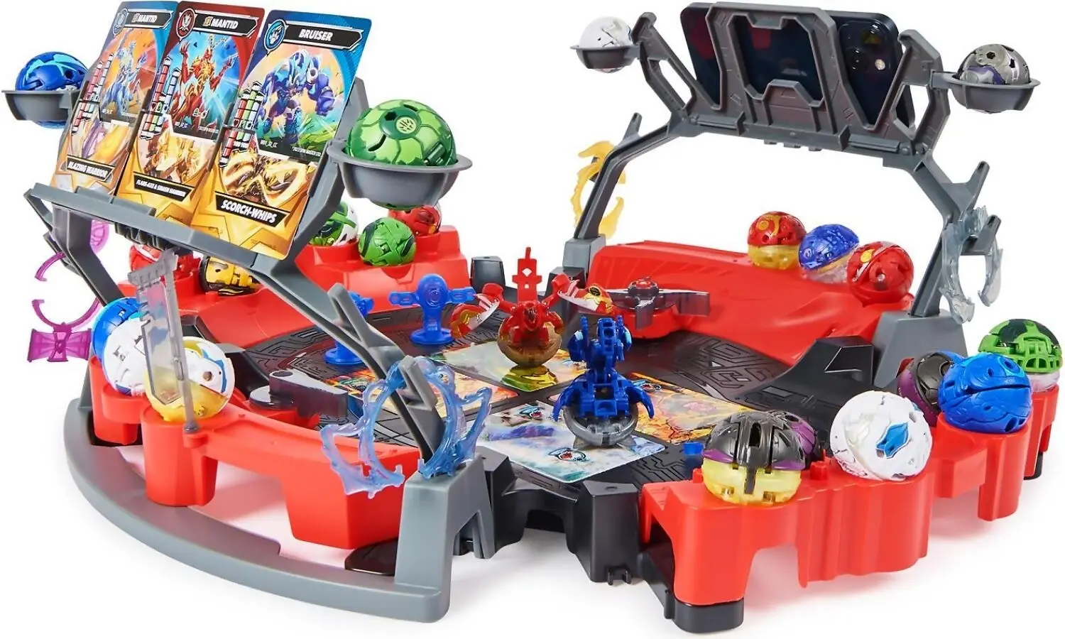 Bakugan - Battle Arena With Exclusive Special Attack Dragonoid Customizable Spinning Action Figure And Playset