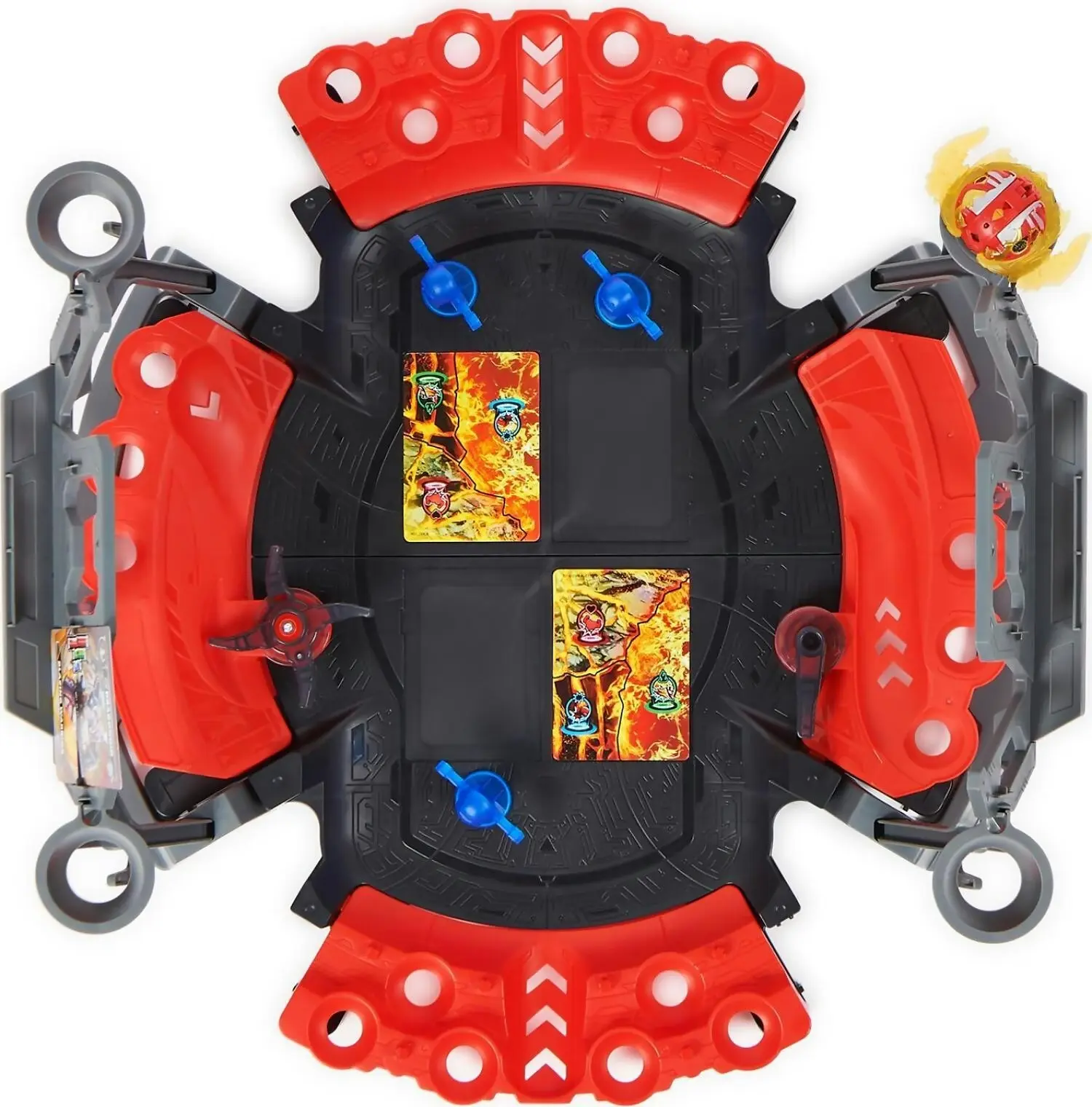 Bakugan - Battle Arena With Exclusive Special Attack Dragonoid Customizable Spinning Action Figure And Playset