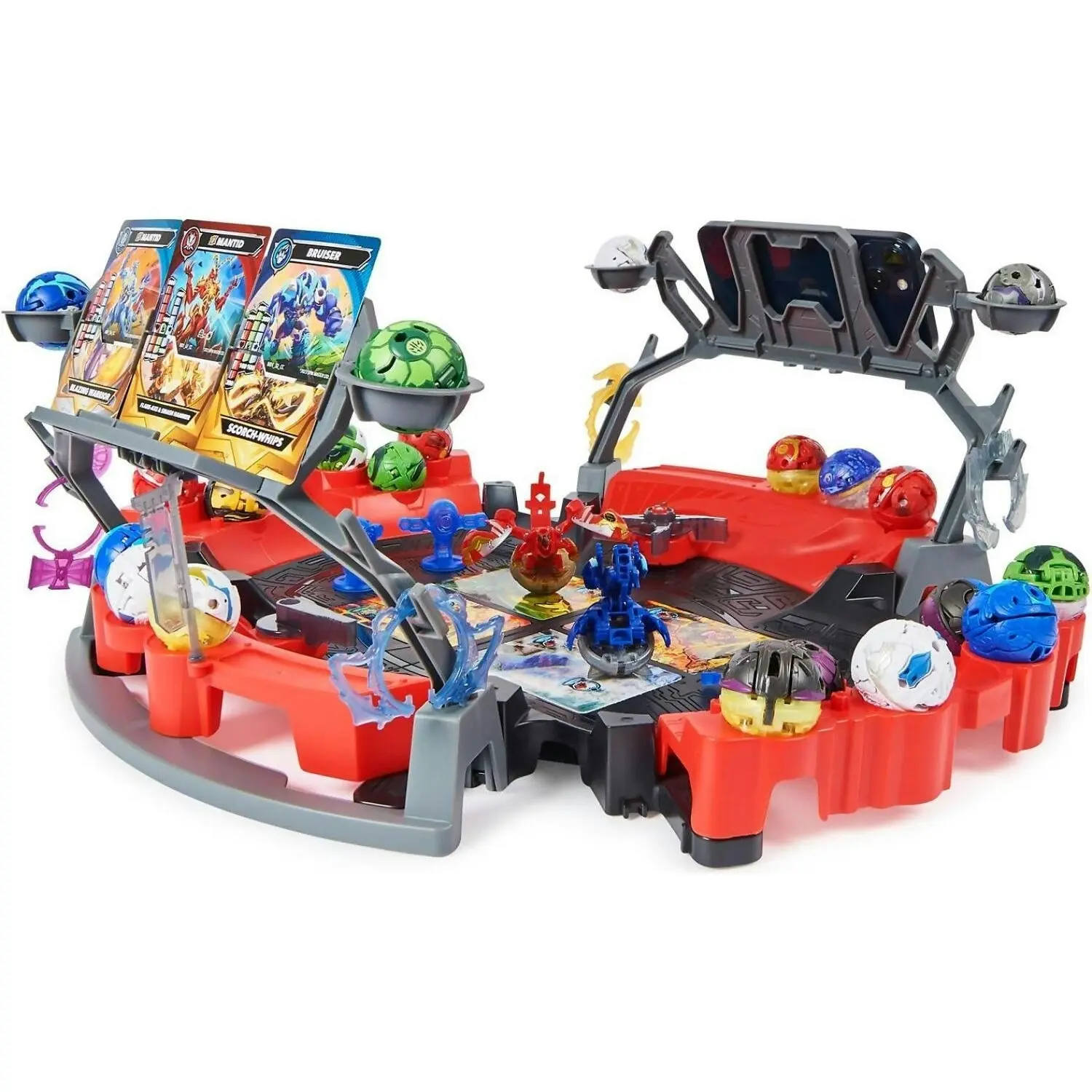 Bakugan - Battle Arena With Exclusive Special Attack Dragonoid Customizable Spinning Action Figure And Playset