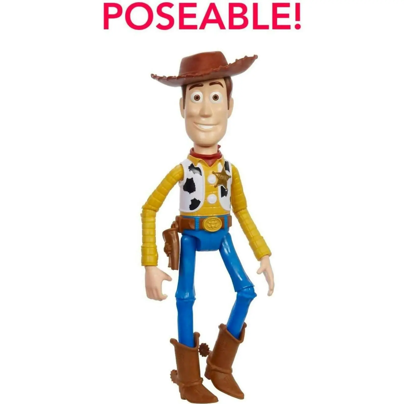 Disney Pixar - Toy Story Large Woody Action Figure Collectible Toy In 12-inch Scale