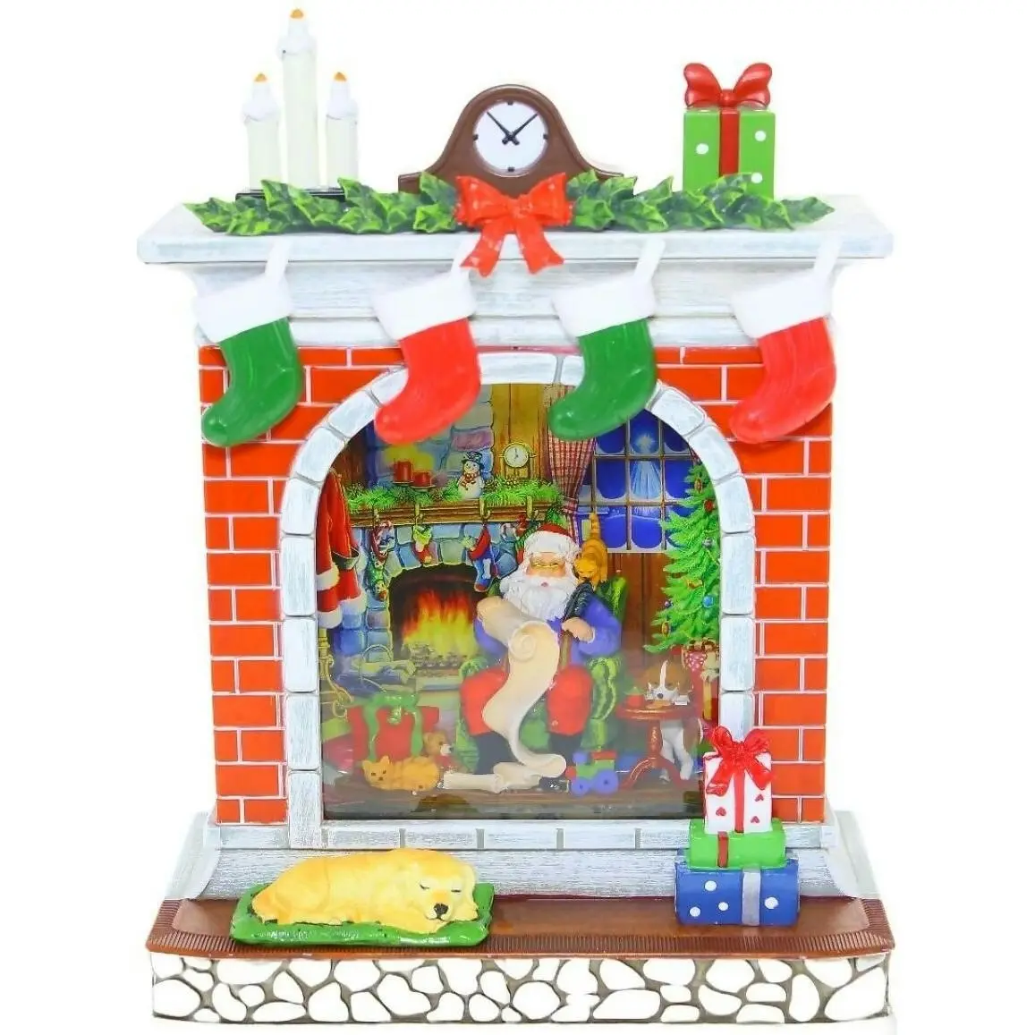 Cotton Candy - Xmas Lantern - Santa Fireplace