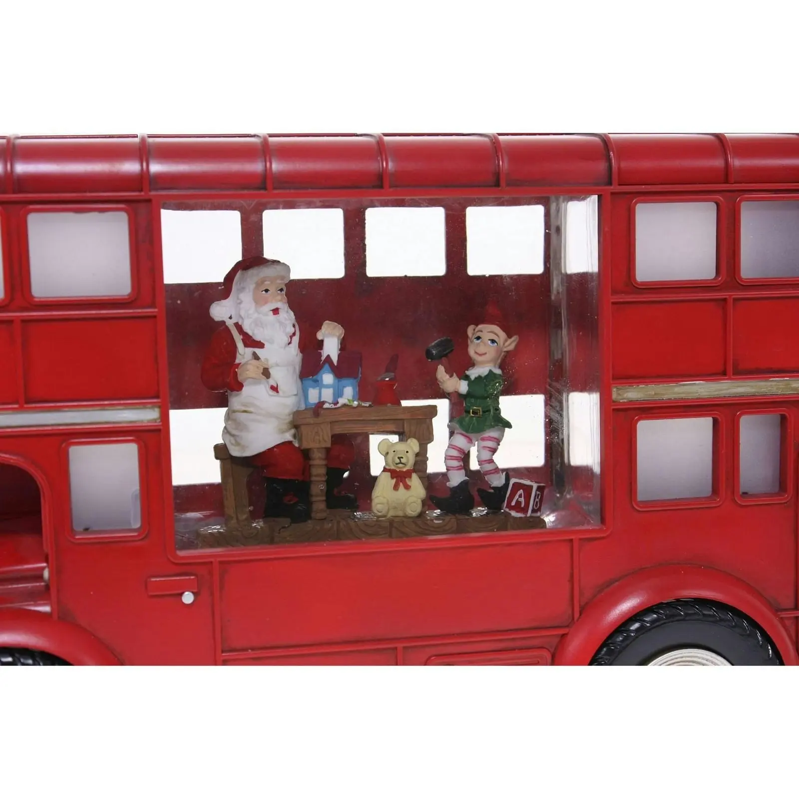 Cotton Candy - Xmas Dbl Decker Bus Santa Workshop