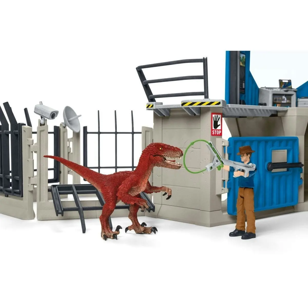 Schleich - Large Dino Research Station  Dinosaur Figurine Animal Playset