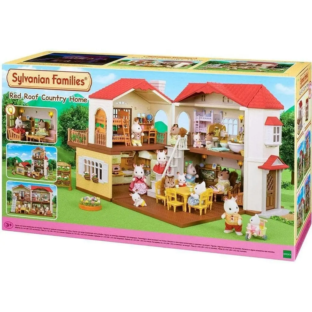 Sylvanian Families - Red Roof Country Home Animal Doll Playset