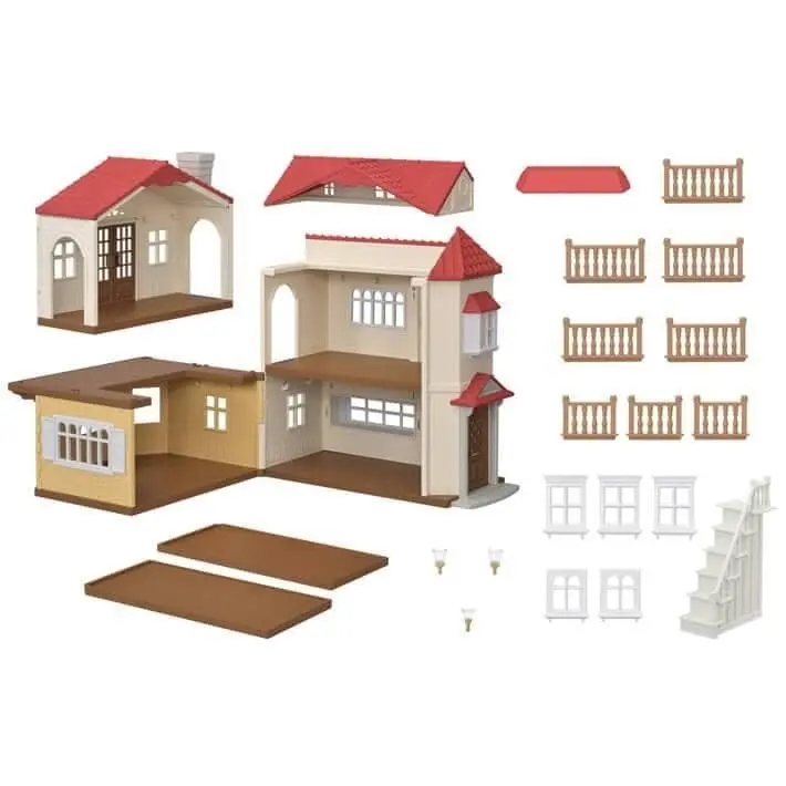 Sylvanian Families - Red Roof Country Home Animal Doll Playset