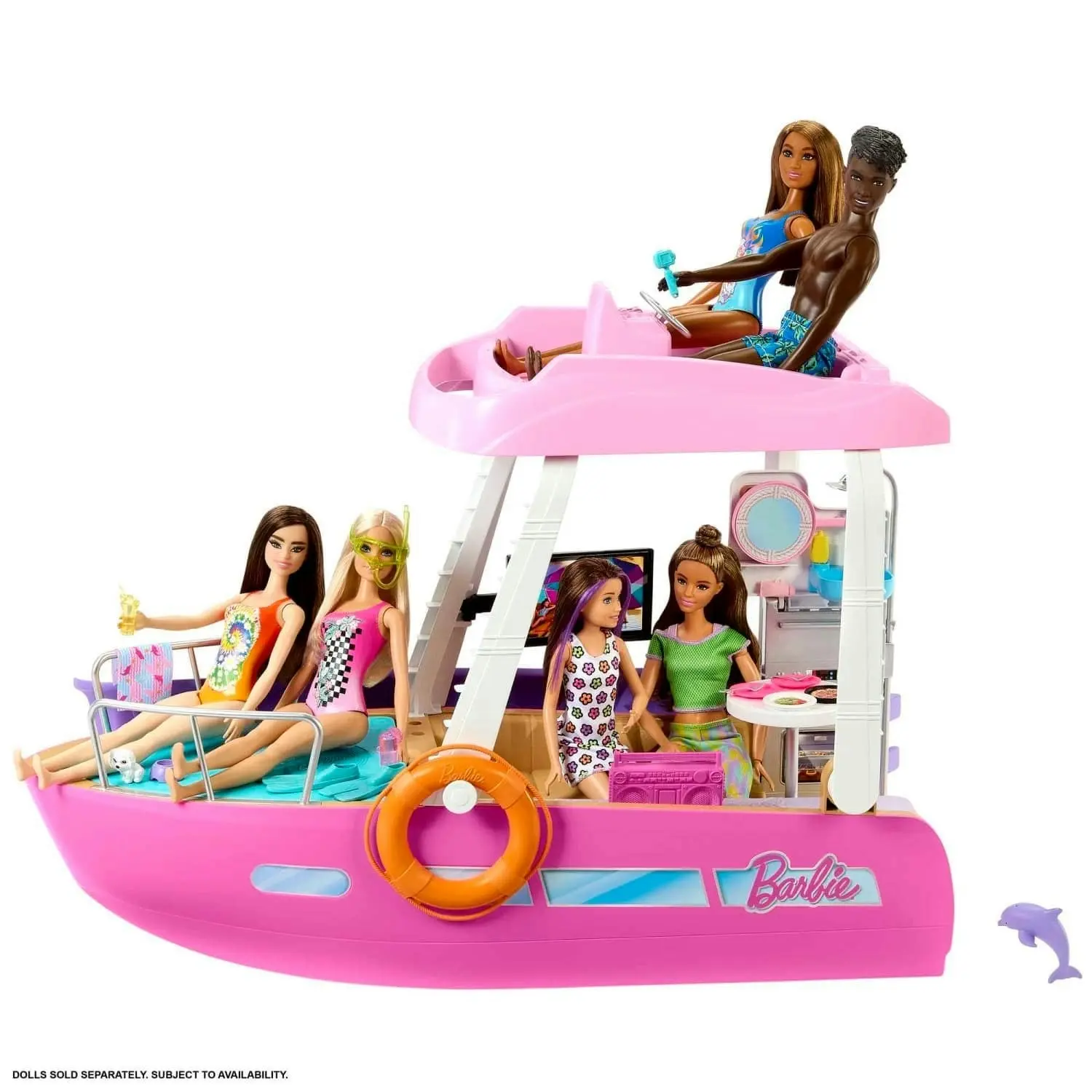 Barbie Dream Boat Playset With Pool Slide And 20+ Accessories