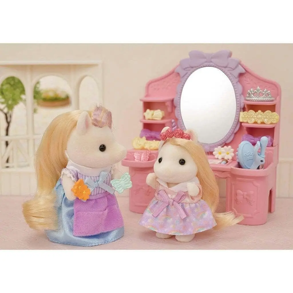 Sylvanian Families - Pony's Stylish Hair Salon Animal Doll Playset