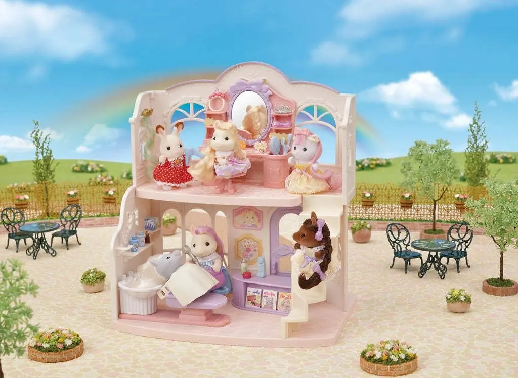 Sylvanian Families - Pony's Stylish Hair Salon Animal Doll Playset