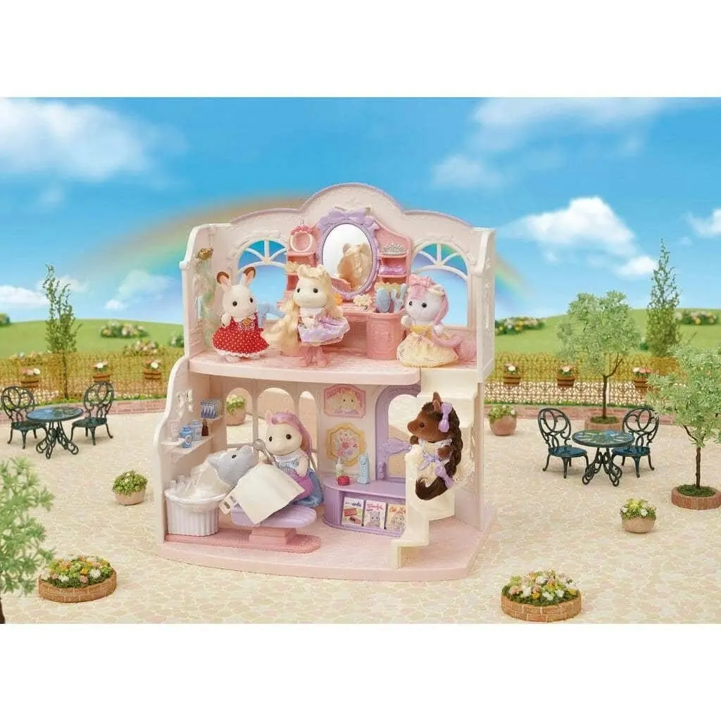 Sylvanian Families - Pony's Stylish Hair Salon Animal Doll Playset