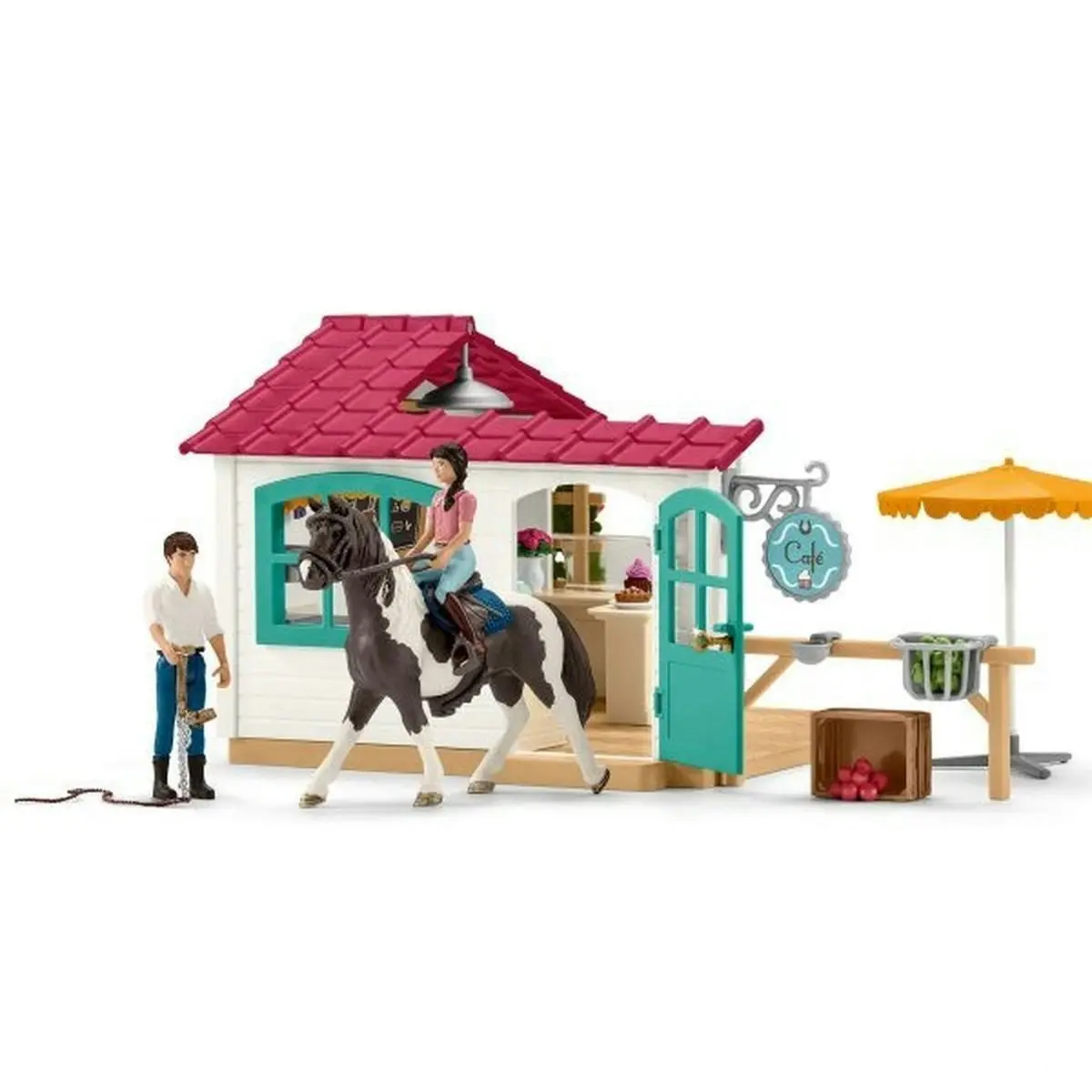 Schleich - Rider Cafe Animal Playset