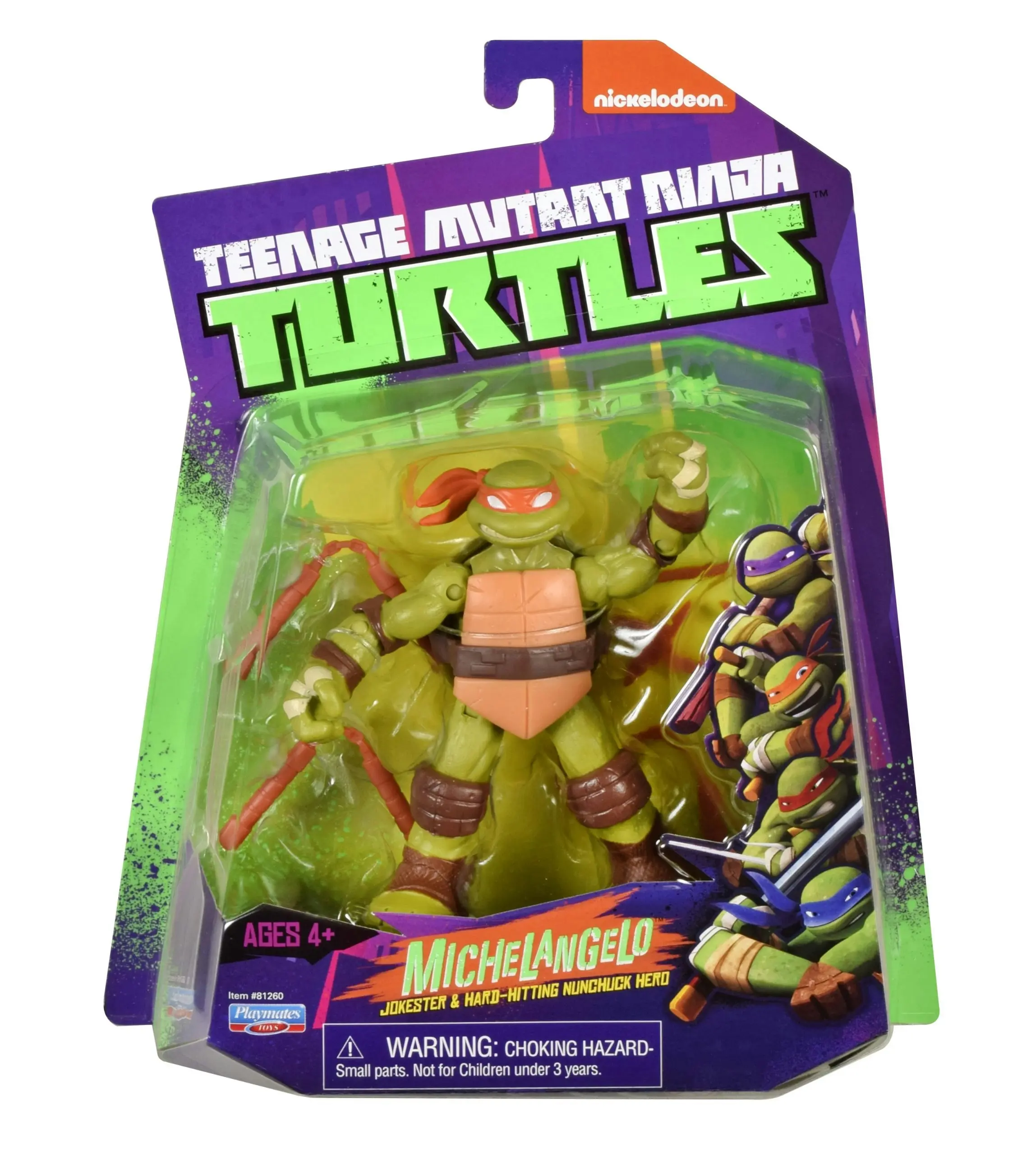 Teenage Mutant Ninja Turtles - 2012 Six Action Figure Bundle Set & Carry Case