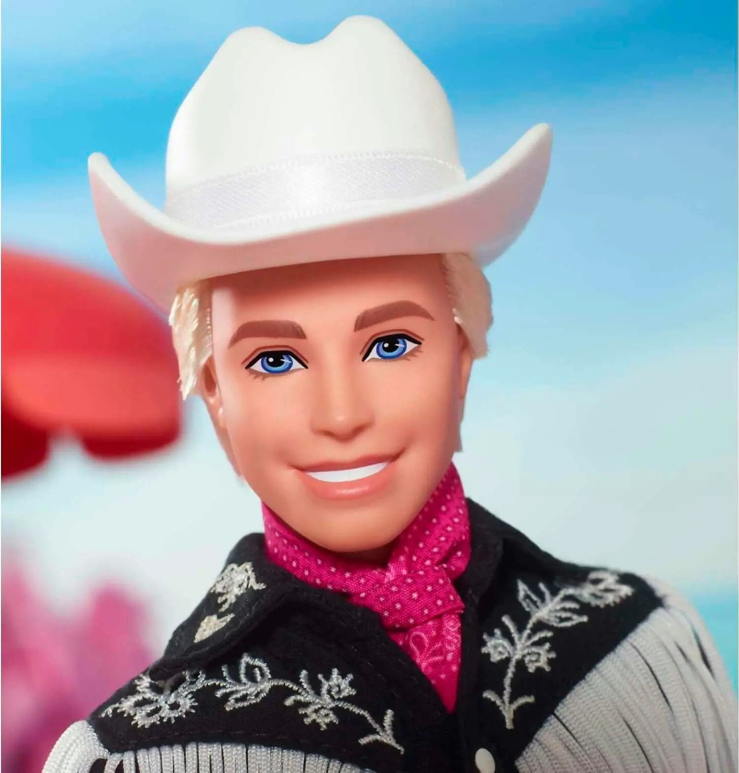 Barbie - The Movie Collectible Ken Doll Wearing Black And White Western Outfit - Mattel