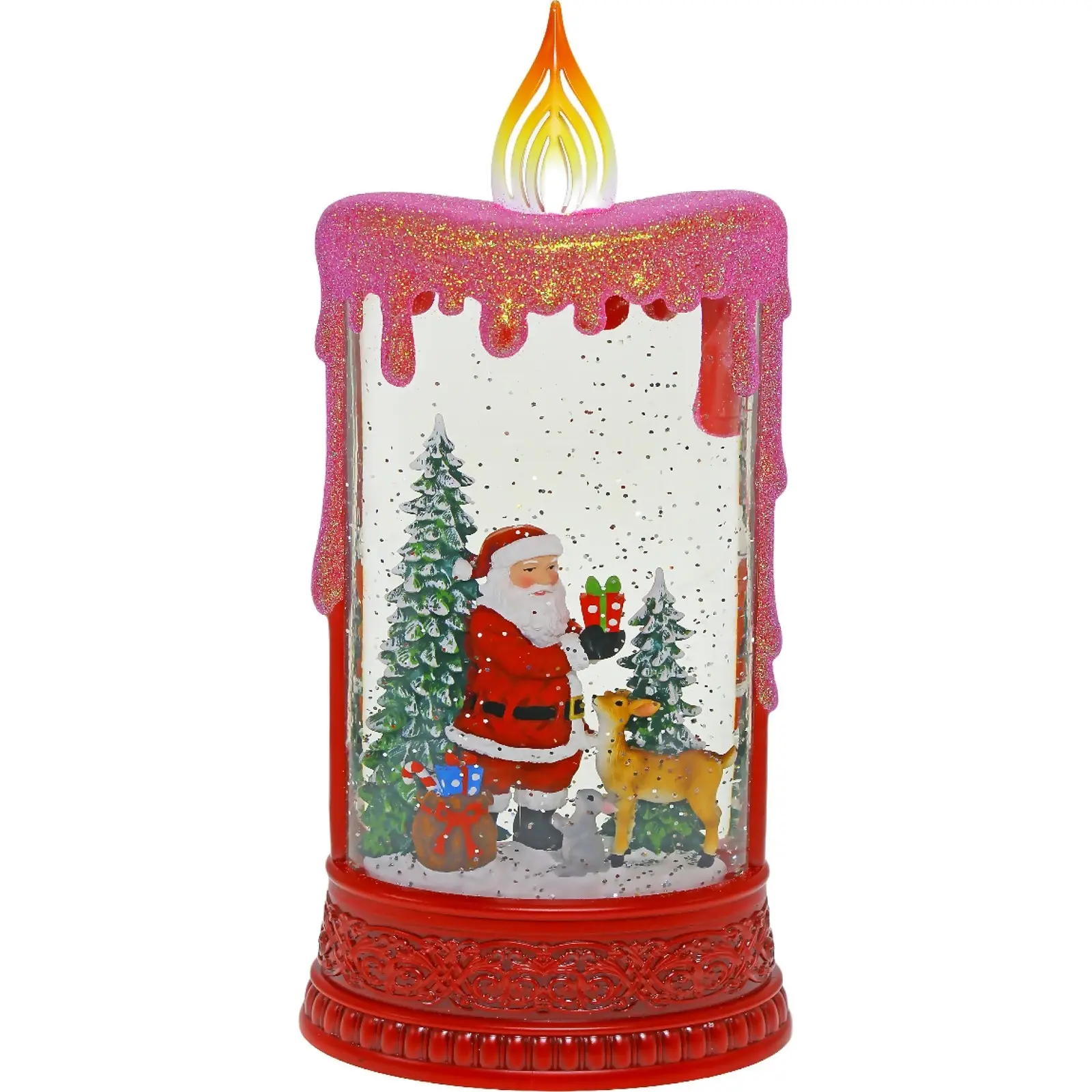 Cotton Candy - Xmas Santa Led Candle