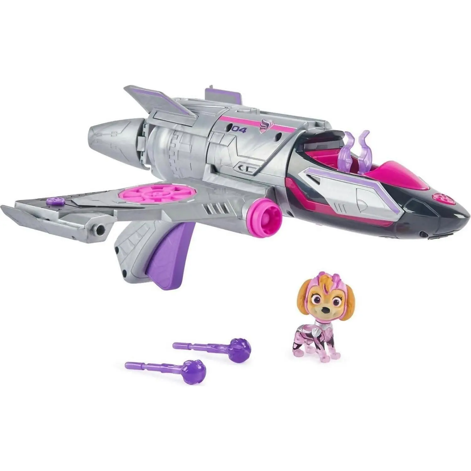 PAW Patrol - The Mighty Movie Transforming Rescue Jet With Skye - Spin Master