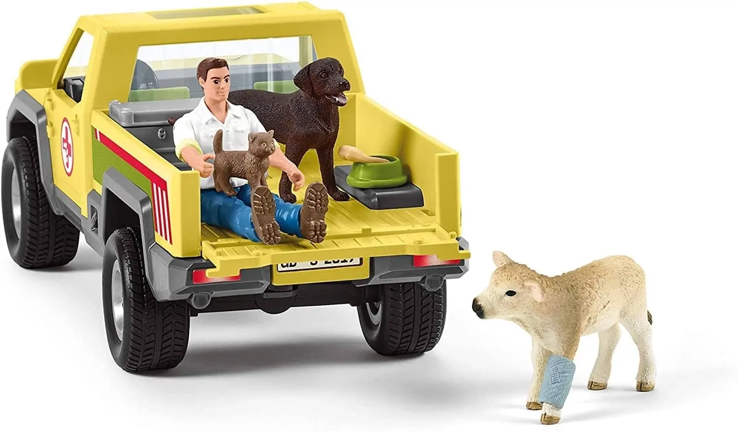 Schleich - Veterinarian Visit At The Farm Expansion Set Animal Playset