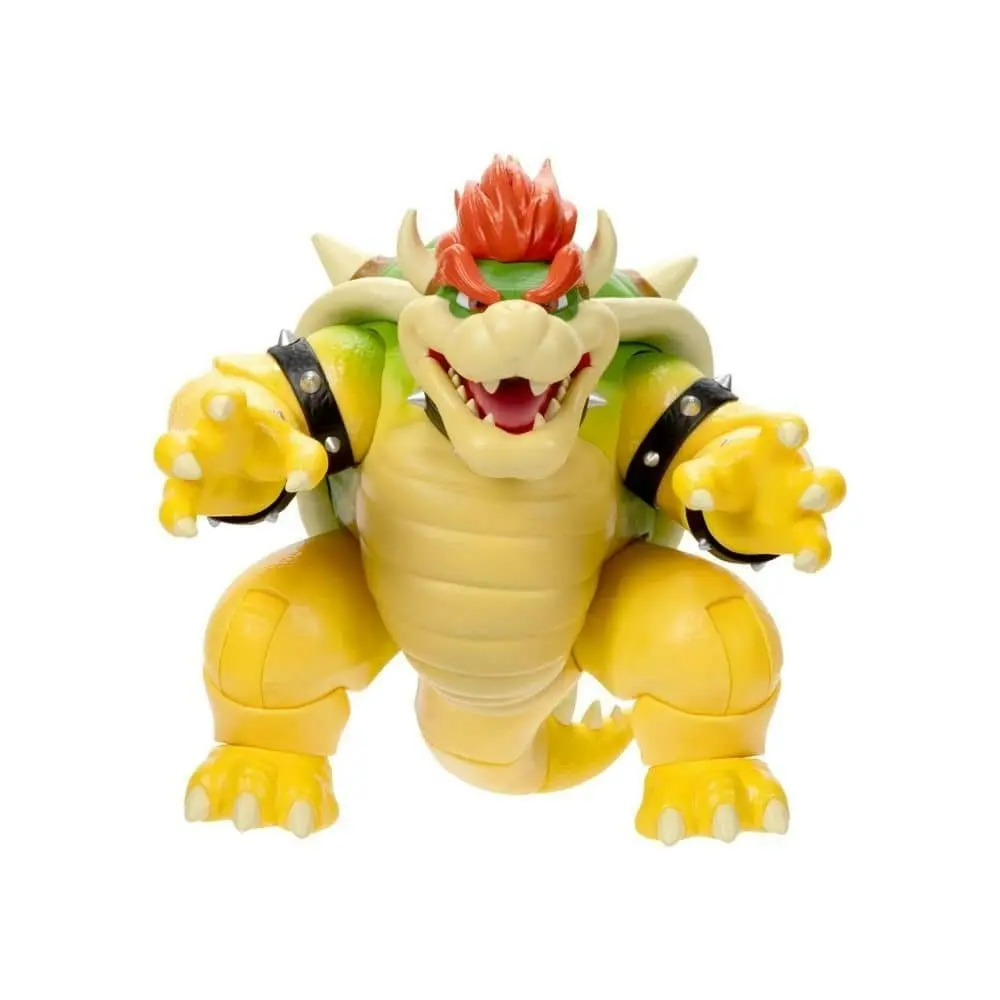 Super Mario - Nintendo The Super Mario Bros. Movie 7'' Bowser Figure With Fire Breathing Effect