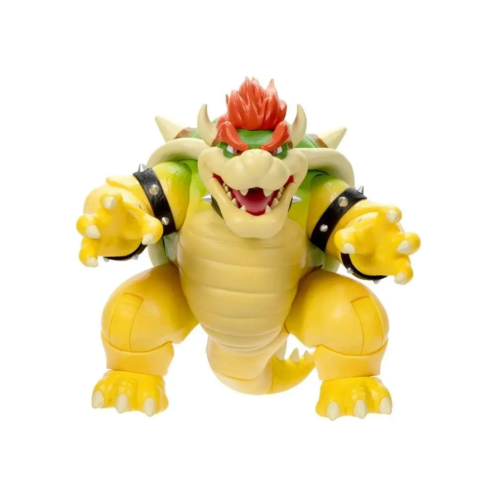 Super Mario - Nintendo The Super Mario Bros. Movie 7'' Bowser Figure With Fire Breathing Effect