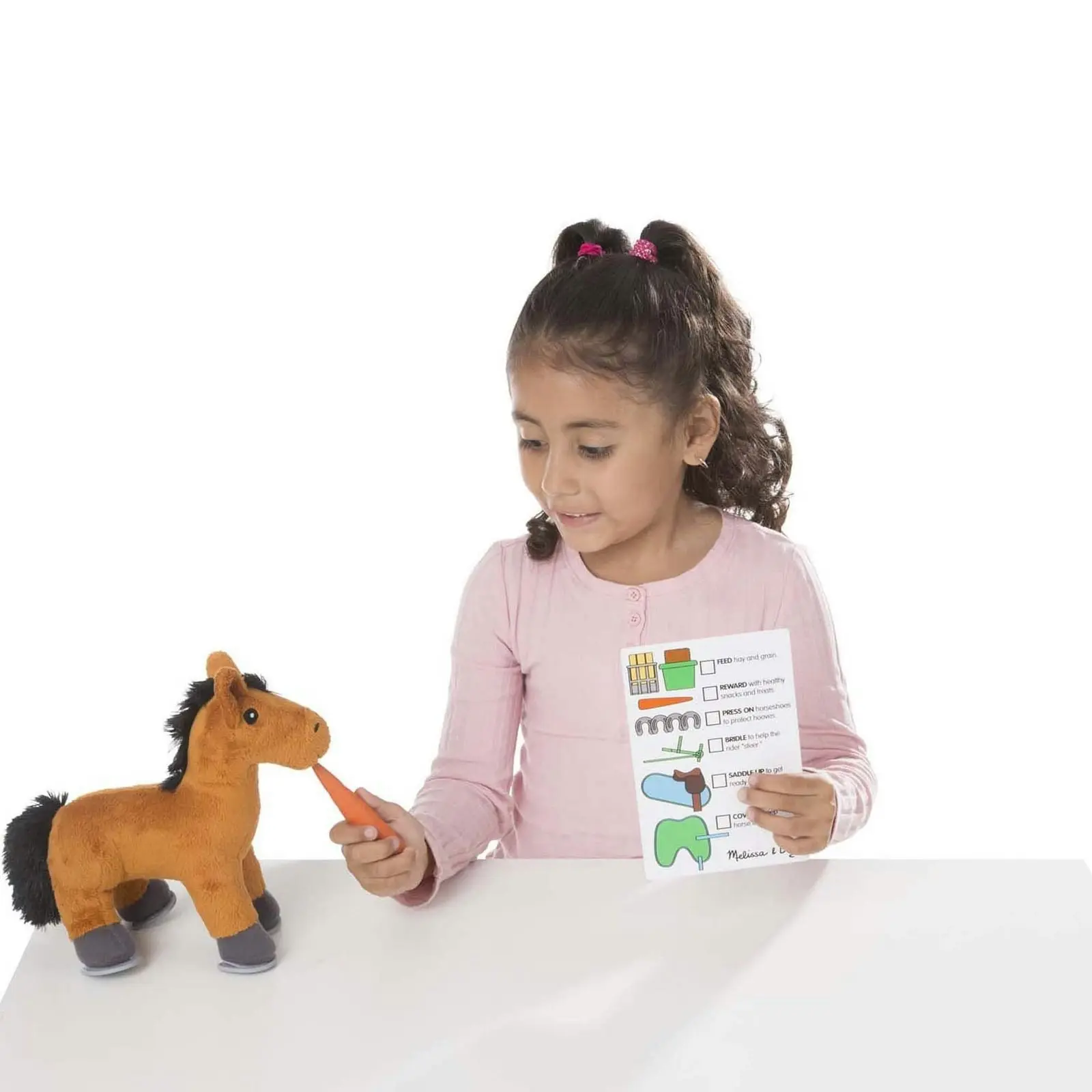 Melissa & Doug - Feed & Groom Horse Care Play Set