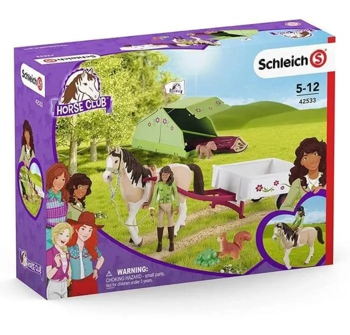 Schleich - Horse Club Sarahs Camping Adventure  Animal Playset