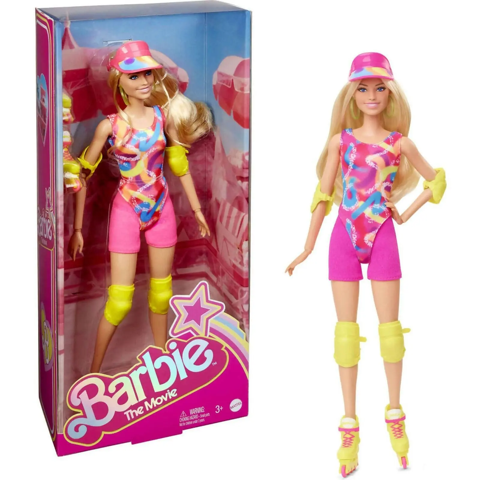 Barbie - The Movie Collectible Doll Margot Robbie As Barbie In Inline Skating Outfit - Mattel