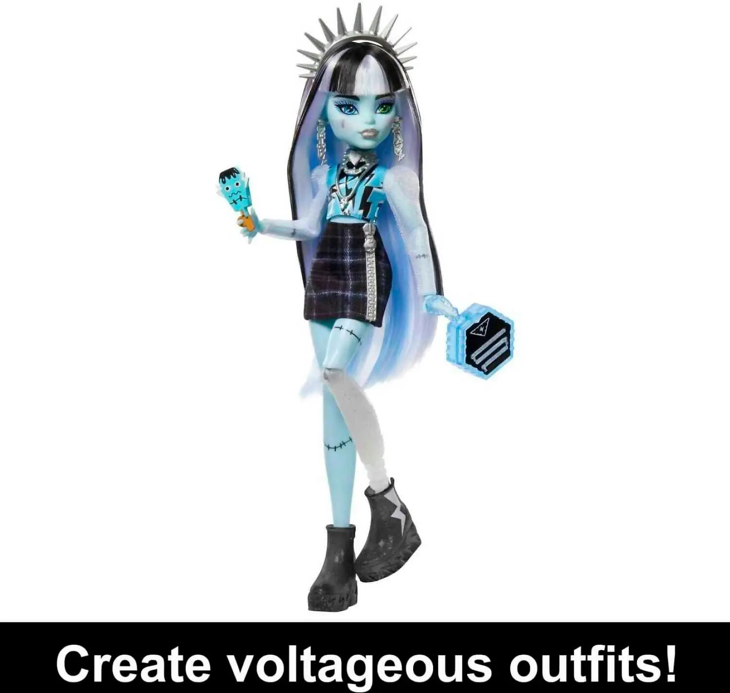 Monster High - Doll Frankie Stein Skulltimate Secrets: Fearidescent