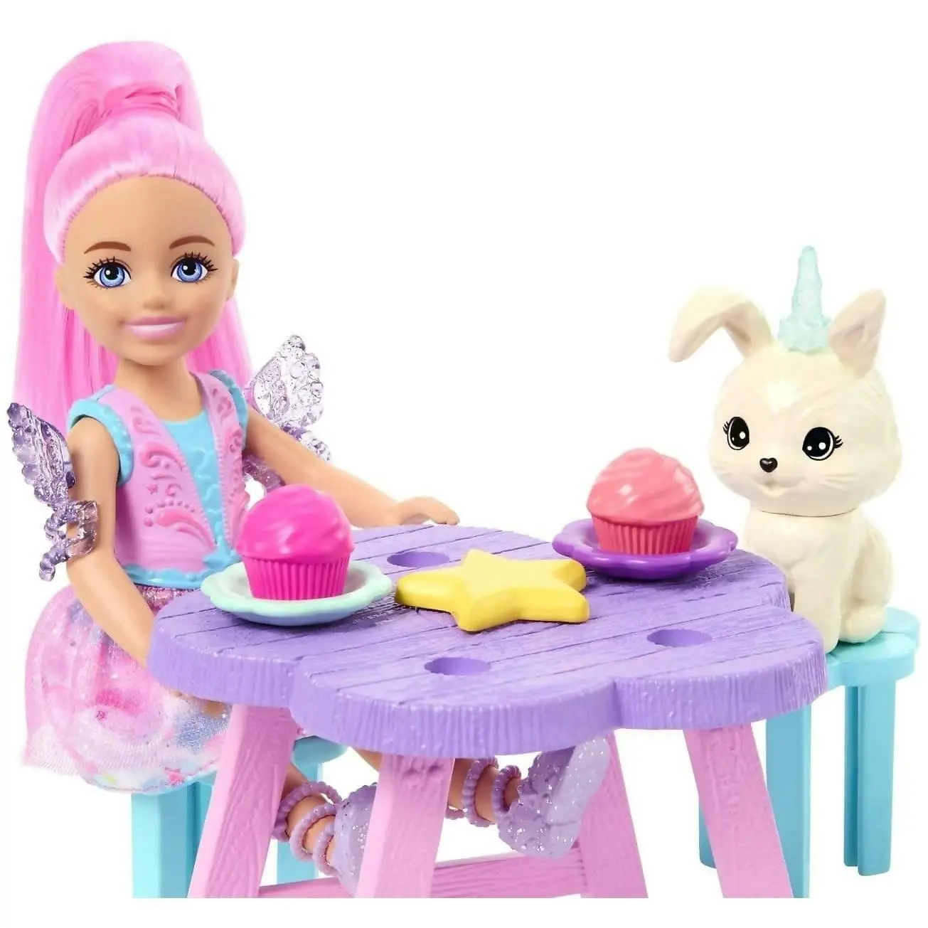 Barbie - A Touch Of Magic Chelsea Doll Playset With Baby Pegasus Winged Horse Toys - Mattel