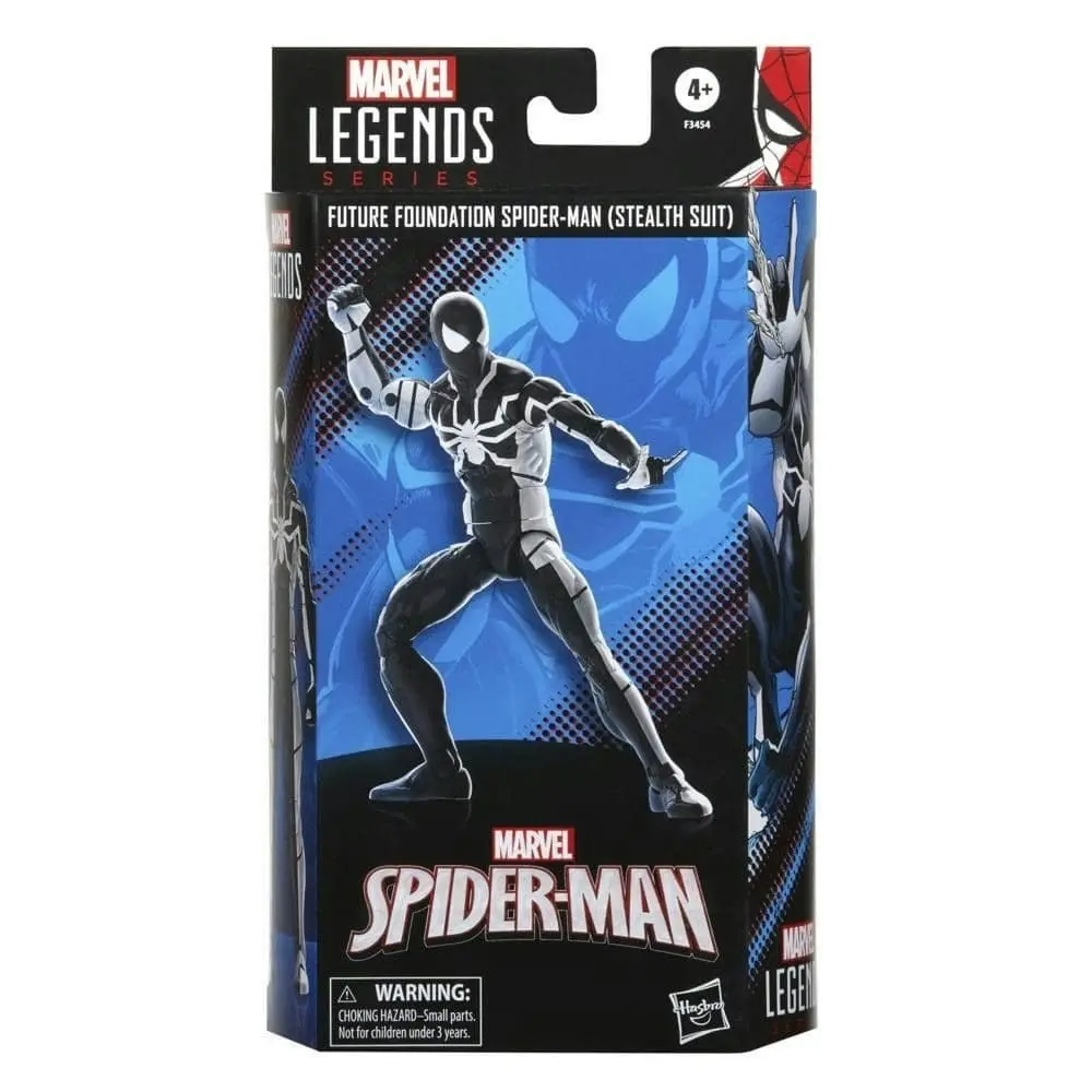 Marvel Legends Series Spider-man 6-inch Stealth Suit Action Figure Incl 4 Accessories Hasbro