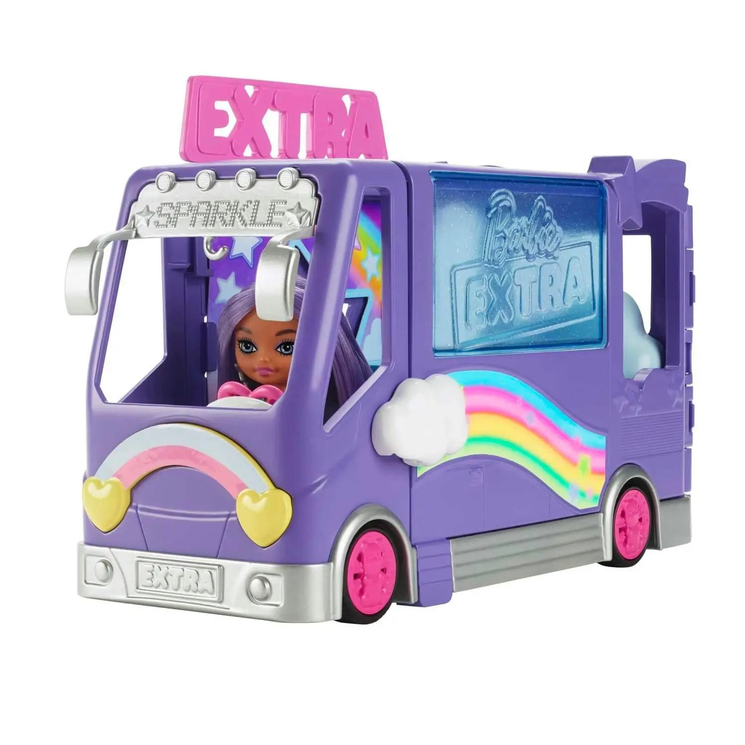 Barbie Extra Mini Minis Tour Bus Playset With Doll Expandable Vehicle Clothes And Accessories