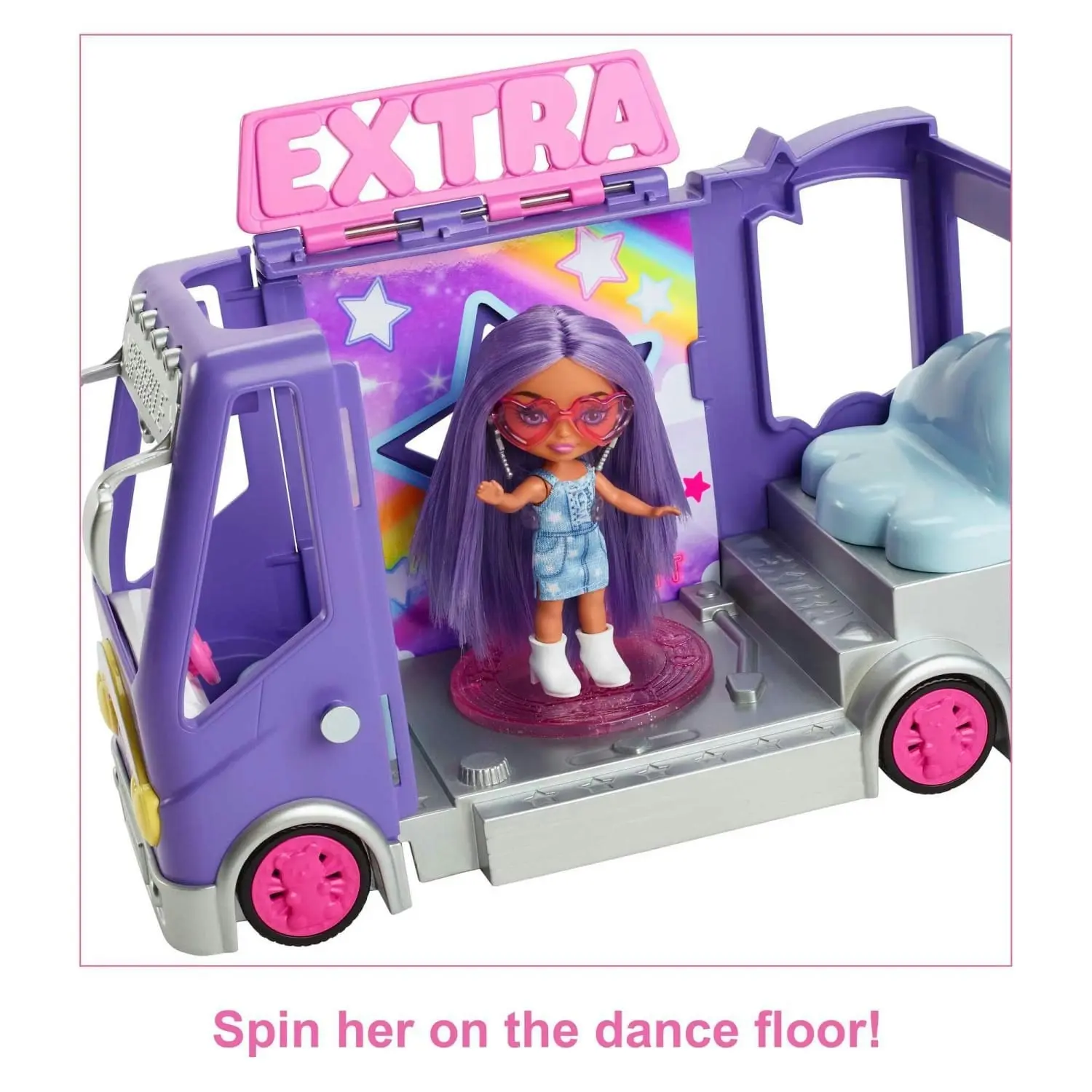 Barbie Extra Mini Minis Tour Bus Playset With Doll Expandable Vehicle Clothes And Accessories