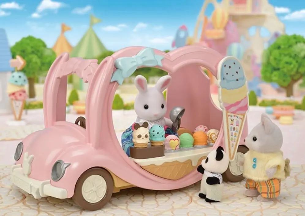 Sylvanian Families - Ice Cream Van Animal Doll Playset