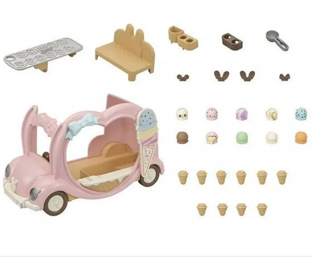 Sylvanian Families - Ice Cream Van Animal Doll Playset