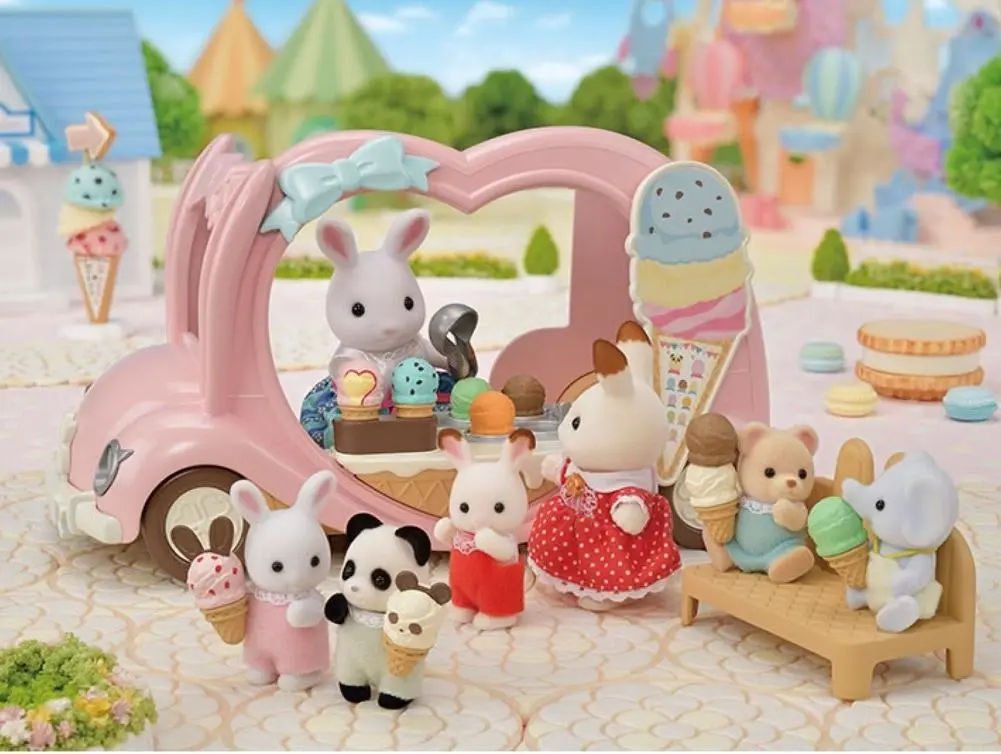 Sylvanian Families - Ice Cream Van Animal Doll Playset