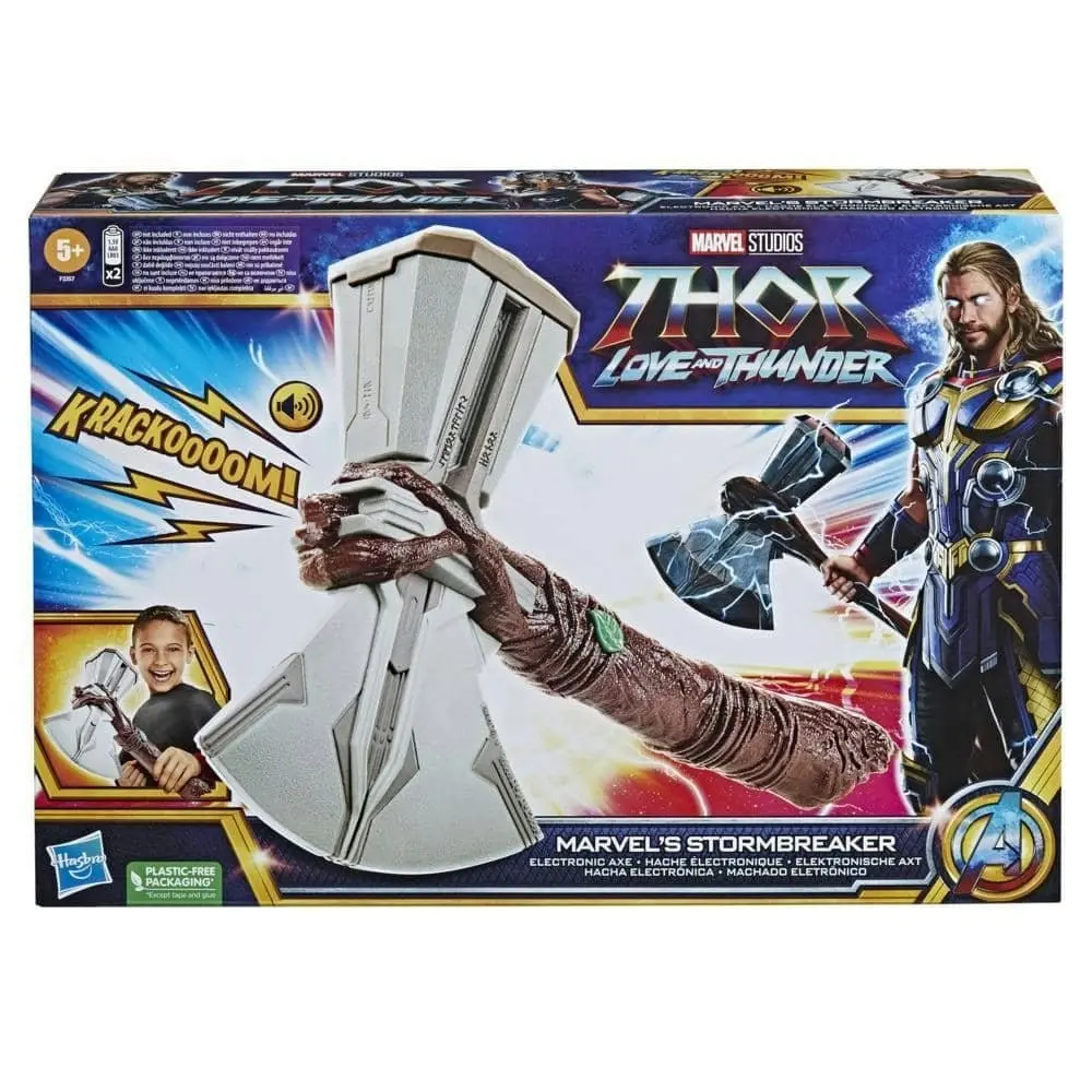 Marvel Studios Thor - Love And Thunder Marvels Stormbreaker Electronic Axe Roleplay Toy With Sfx For Kids Ages 5 And Up  Hasbro