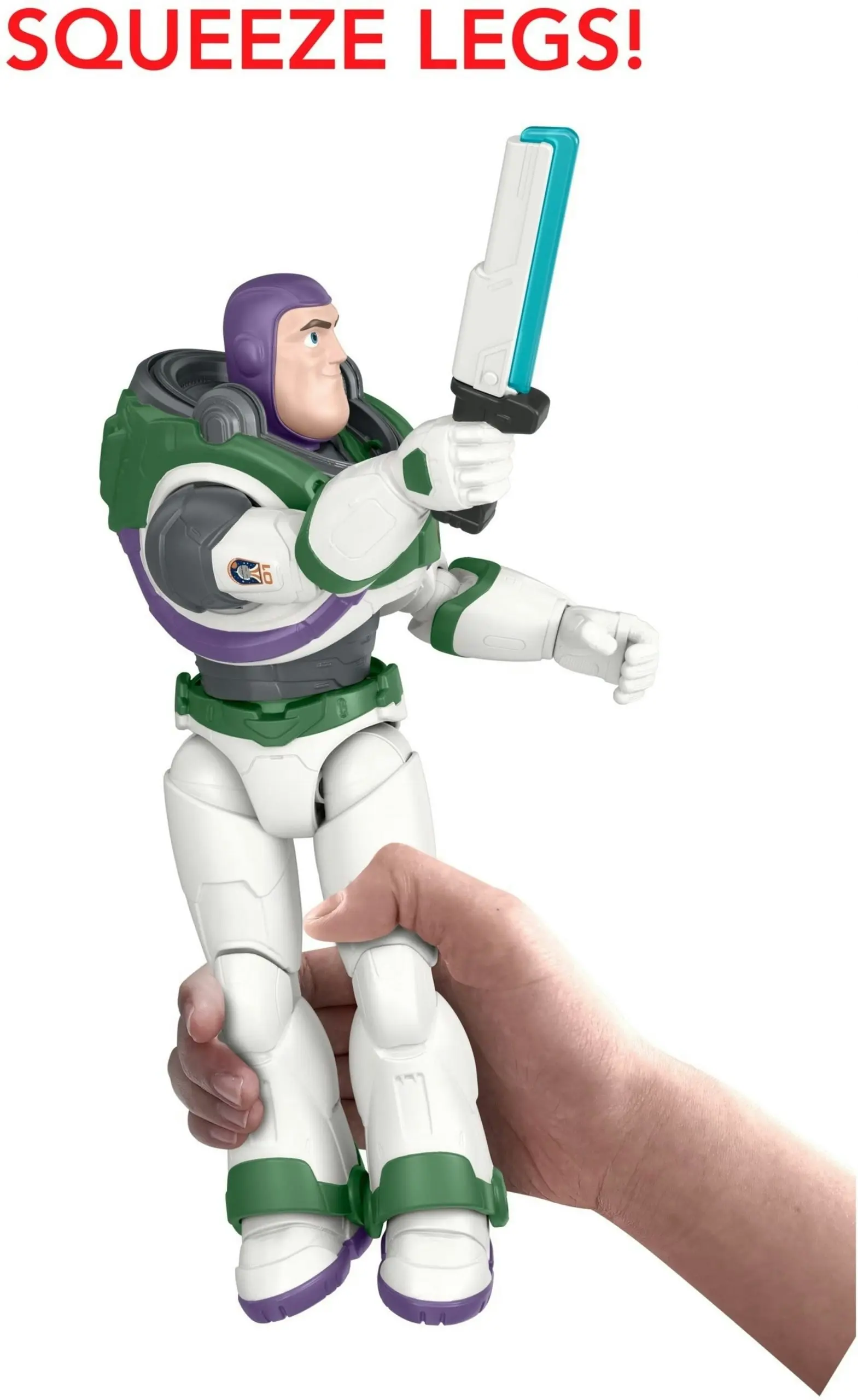 Disney Pixar Lightyear Laser Blade Buzz Lightyear Figure  Mattel