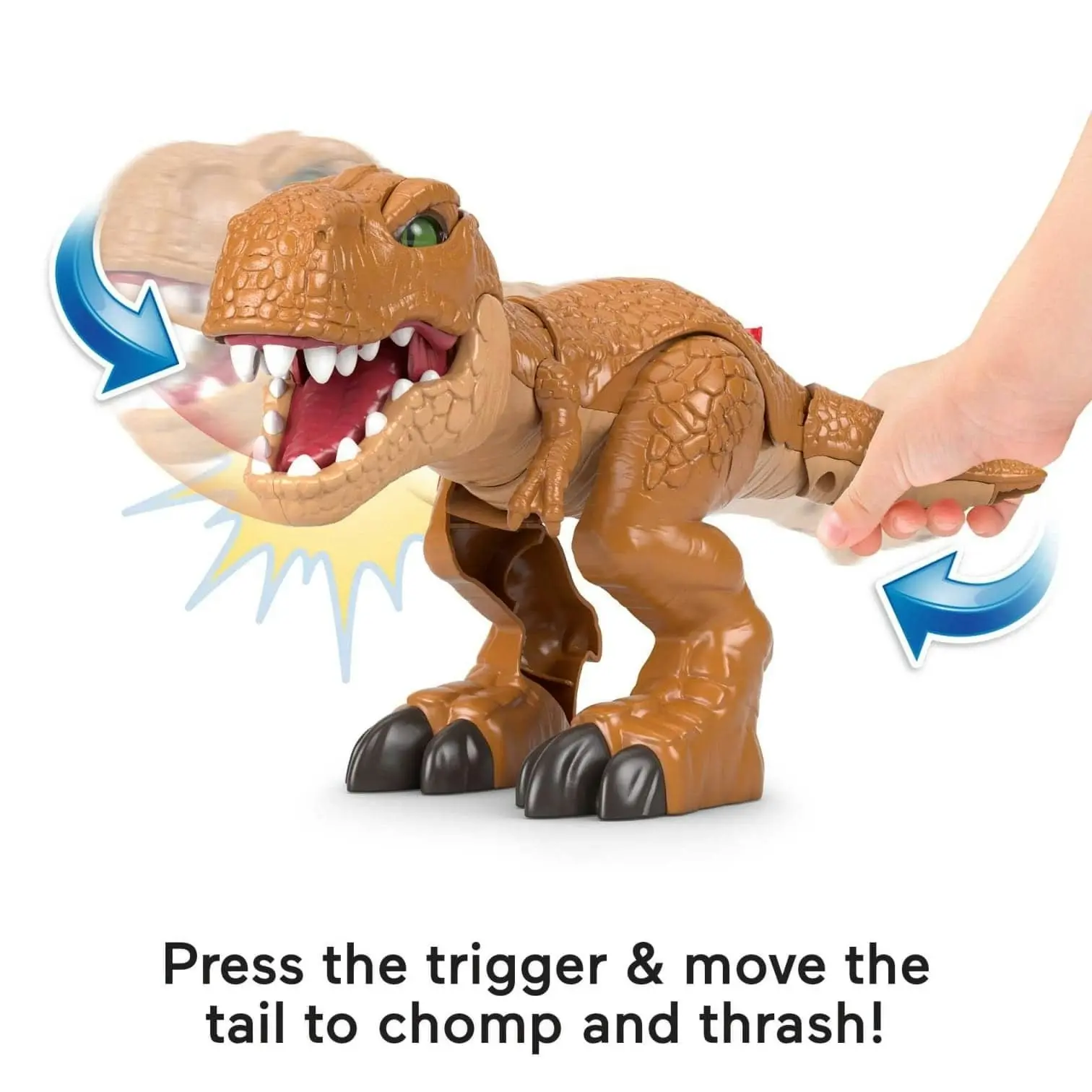 Imaginext -  Jurassic World Thrashin Action T.rex  Mattel