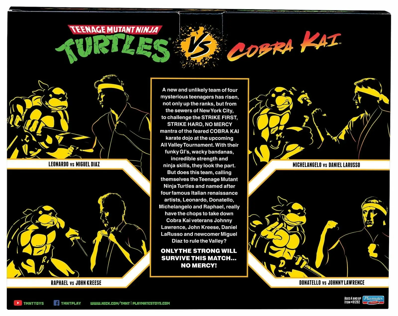 Teenage Mutant Ninja Turtles - Vs Cobra Kai 2pk - Raphael Vs John Kreese