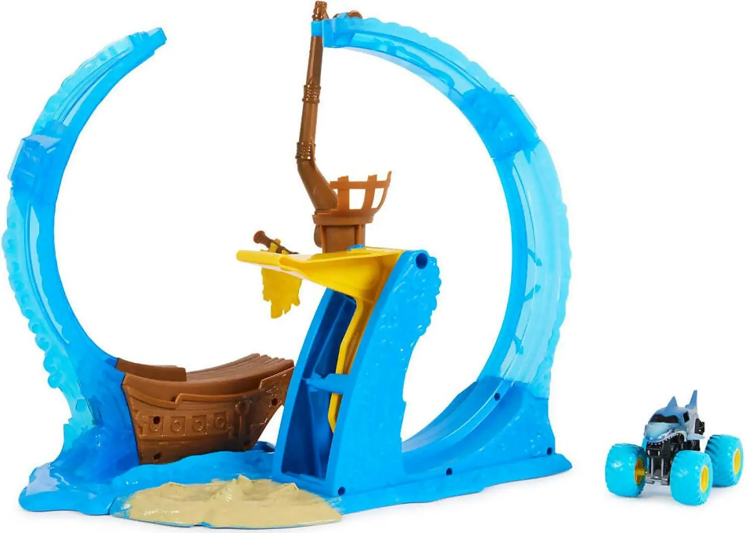 Monster Jam - Megalodon Loop Of Doom Stunt Playset - Spin Master