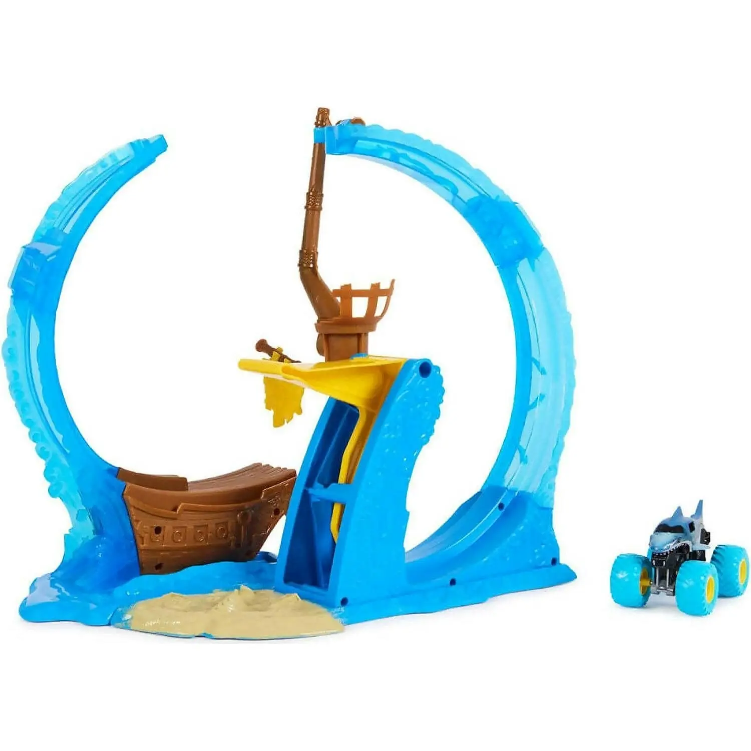 Monster Jam - Megalodon Loop Of Doom Stunt Playset - Spin Master