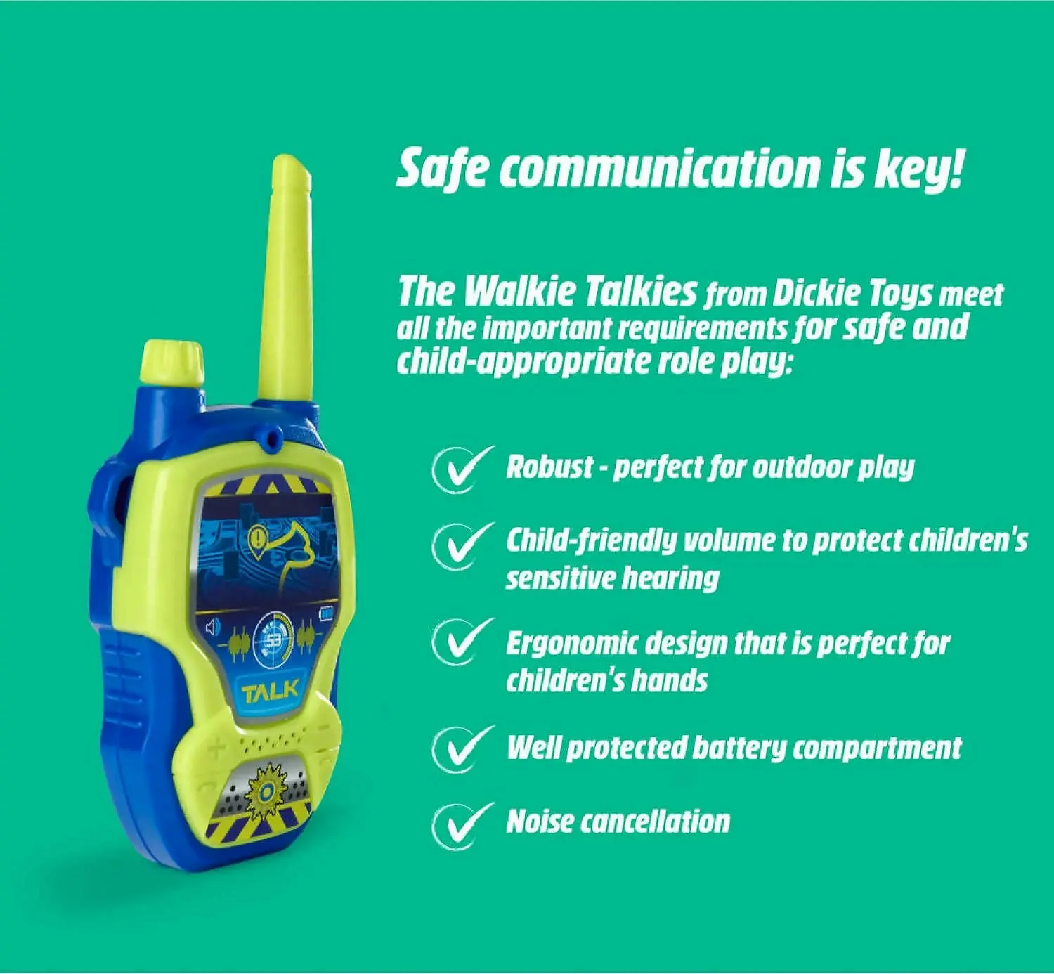 Dickie Toys - Walkie Talkie Police