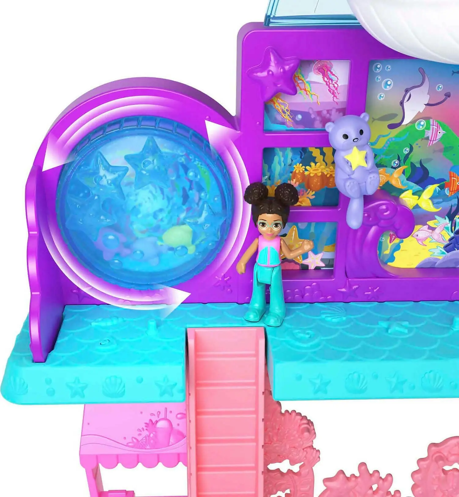 Polly Pocket - Pollyville Aquarium - Mattel