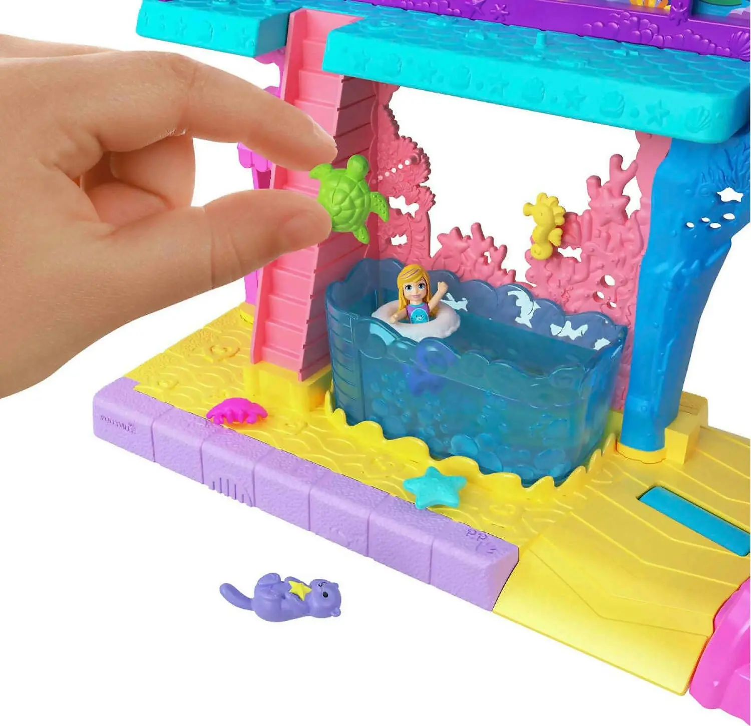 Polly Pocket - Pollyville Aquarium - Mattel