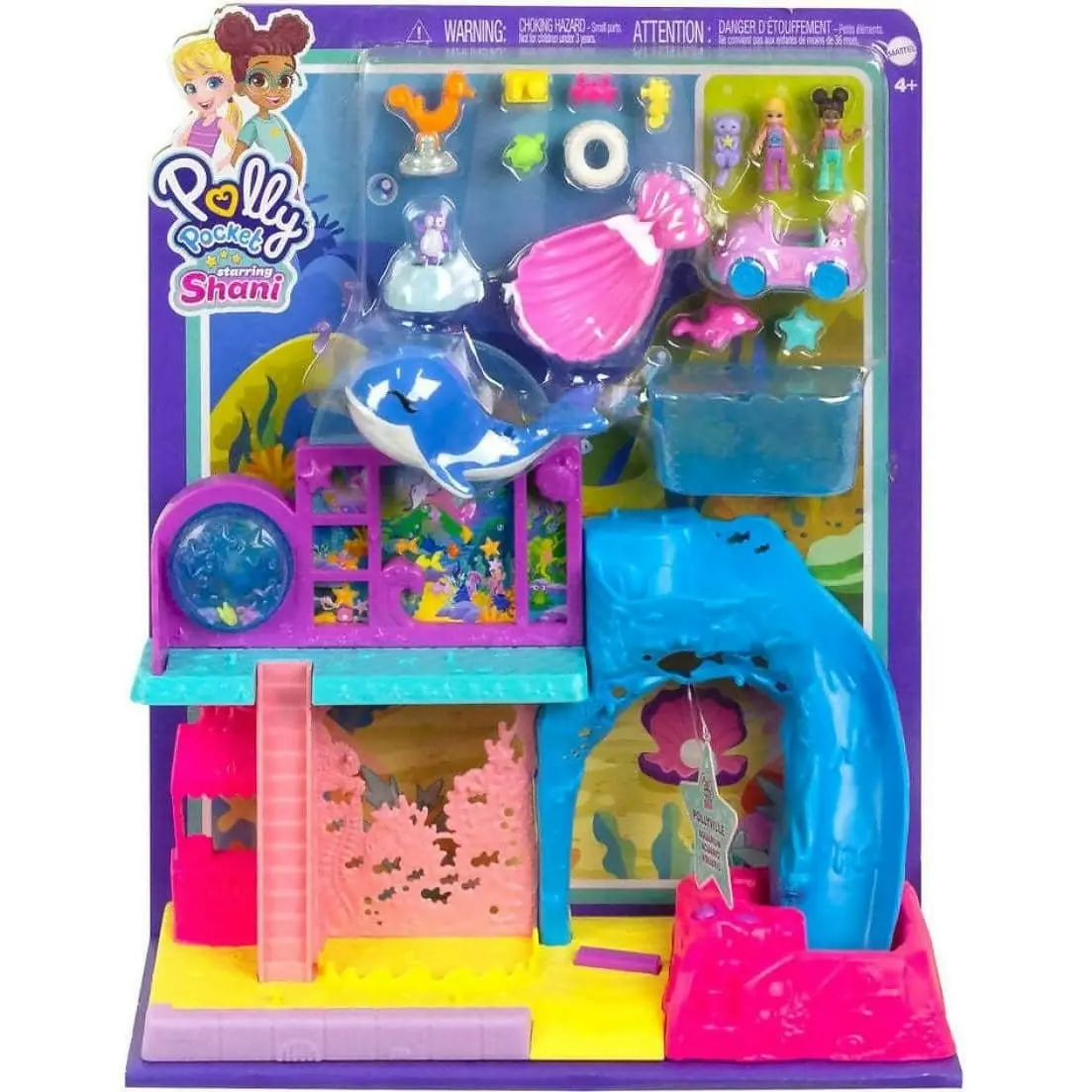 Polly Pocket - Pollyville Aquarium - Mattel