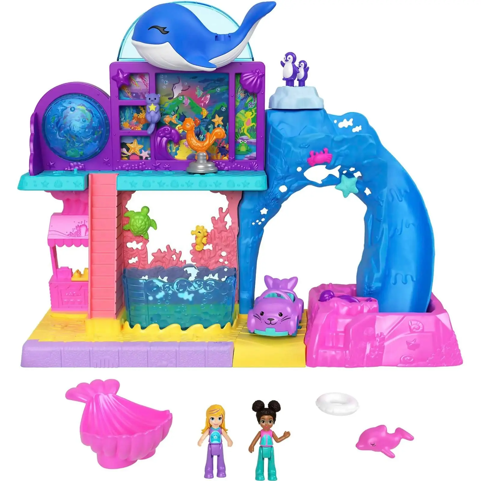 Polly Pocket - Pollyville Aquarium - Mattel